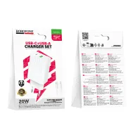 BOROFONE ԼԻՑՔԱՎՈՐԻՉ BAS74A TYPE-C TO IOS Սպիտակ