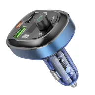 BOROFONE BC47 Bluetooth FM Մոդուլյատոր (AUX) – Կապույտ
