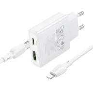 BOROFONE ԼԻՑՔ+ԼԱՐ BN24 TYPE-C TO IOS Սպիտակ