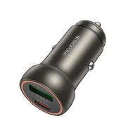 BOROFONE BZ32A Մեքենայի լիցքավորիչ (USB և Type-C) – Մոխրագույն