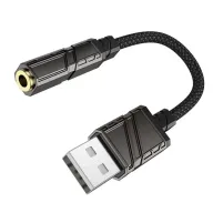 BOROFONE OTG BV23 USB TO AUX Սև
