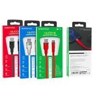 Լիցքավորման Լար Micro-USB | BOROFONE BU18-սպիտակ