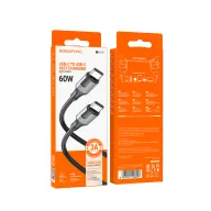 BOROFONE USB BX101 TYPE-C TO TYPE-C 60W Սև