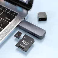 HOCO Ադապտեր HB45 2in1 USB 2.0 ՄՈԽՐԱԳՈՒՅՆ
