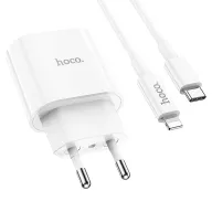 HOCO ԼԻՑՔ+ԼԱՐ C94A TYPE-C TO IOS Սպիտակ