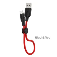 HOCO USB X21 PLUS TYPE-C 25SM Սև-ԿԱՐՄԻՐ