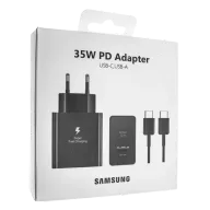 Samsung ԼԻՑՔԱՎՈՐԻՉ+ԼԱՐ 35W TYPE-C TO TYPE-C Սև