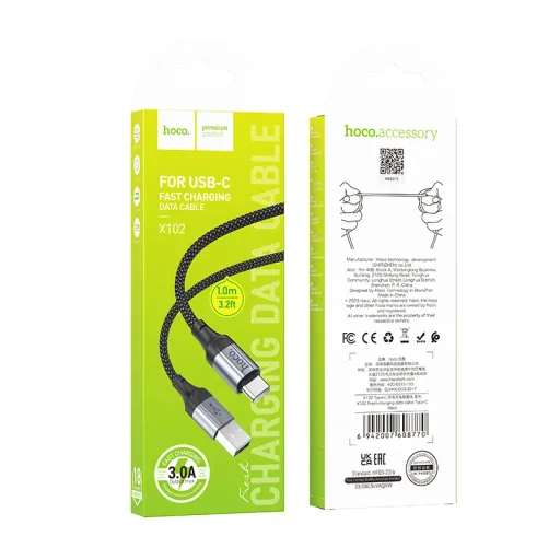 HOCO USB X102 TYPE-C Սև