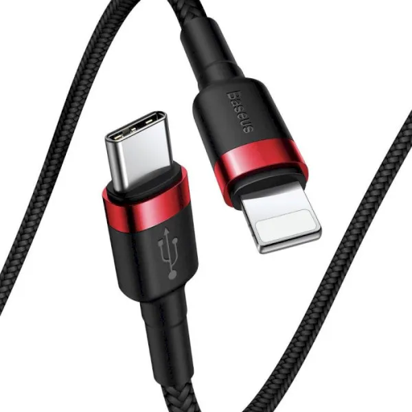 BASEUS USB CATLKLF-91 TYPE-C TO IOS Սև/ԿԱՐՄԻ 1M 3