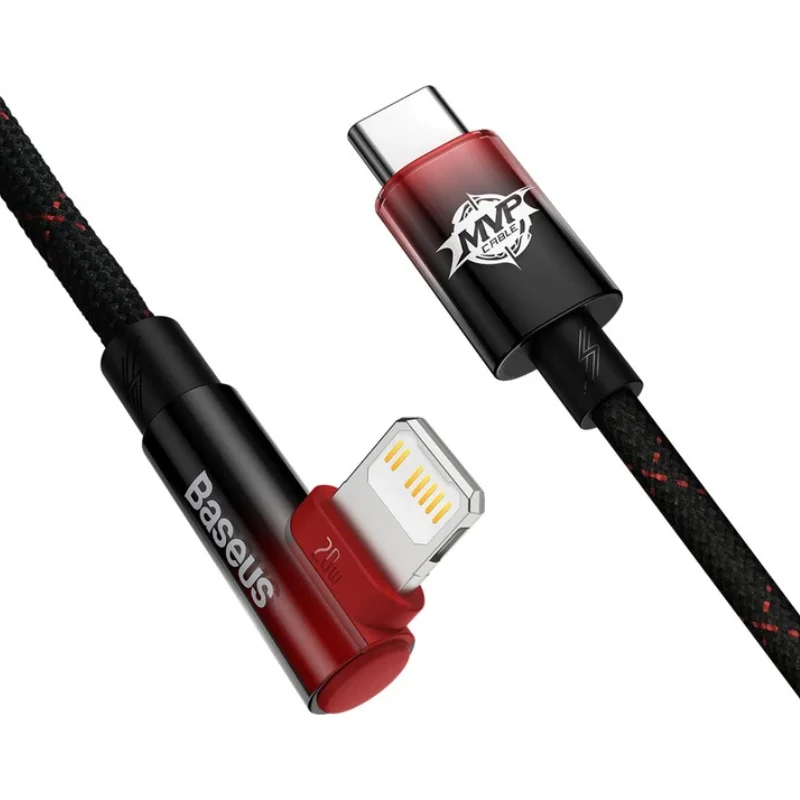 BASEUS USB CAVP000220 TYPE-C TO IOS Սև/ԿԱՐՄԻՐ 1M 2