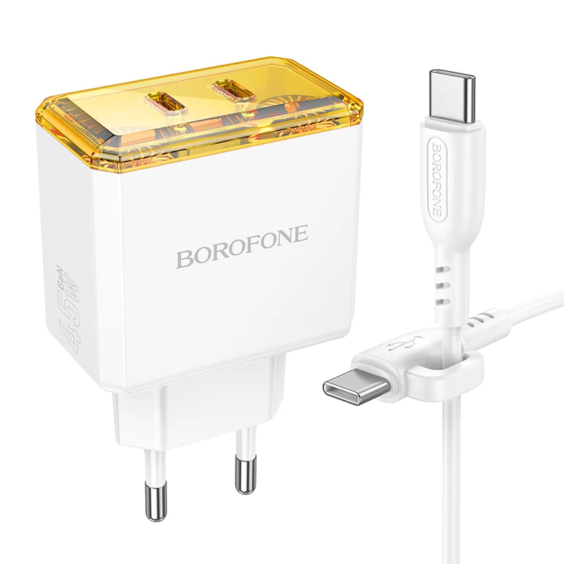 BOROFONE ԼԻՑՔԱՎՈՐԻՉ BAS33A TYPE-C TO TYPE-C ՍՊԻՏԱԿ 2