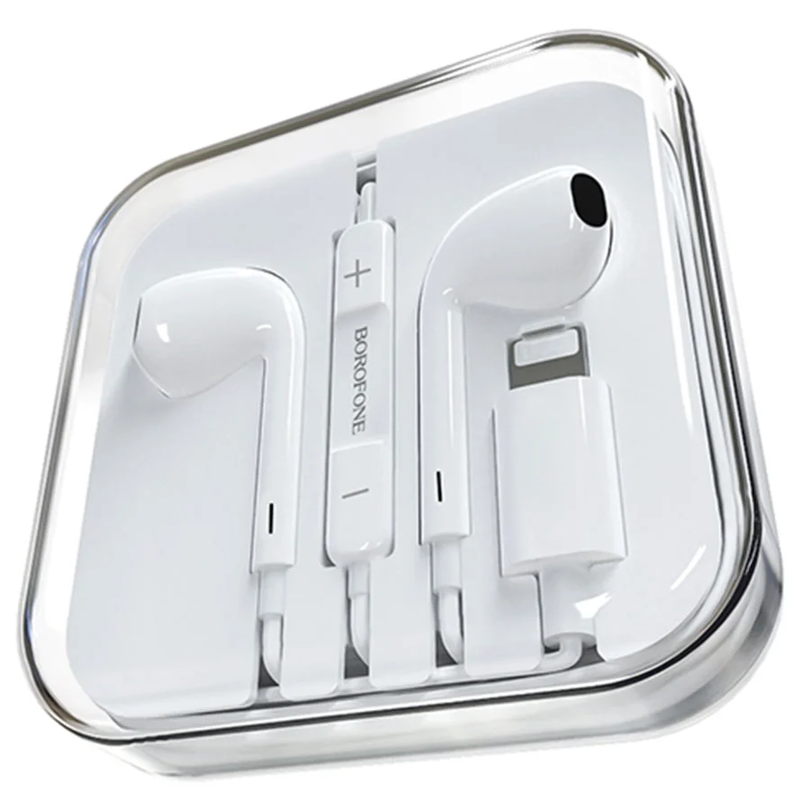 BOROFONE BM32 PLUS Ականջակալ Փոքր Լարով Ios Սպիտակ 3