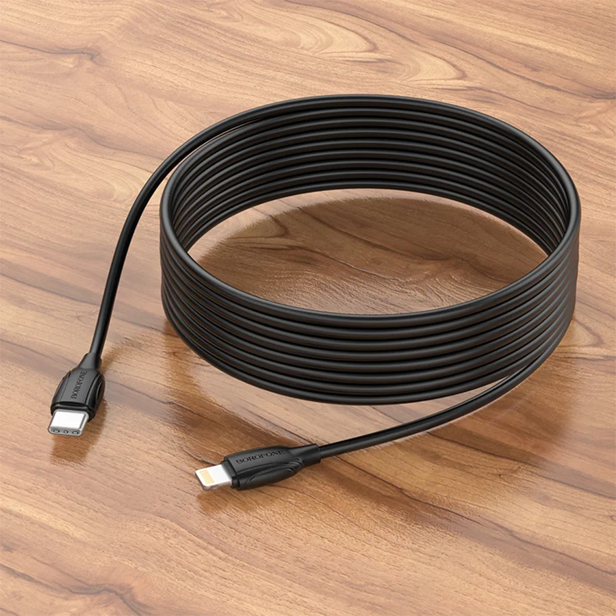 BOROFONE USB BX19 TYPE-C TO IOS 3M Սև 3