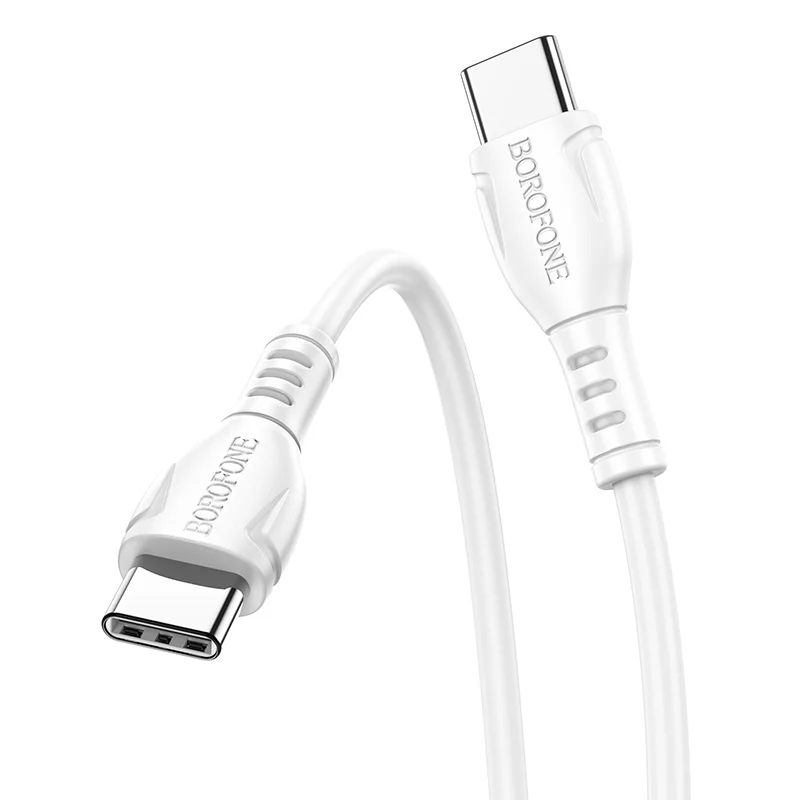 BOROFONE USB BX51 TYPE-C TO TYPE-C Սպիտակ 60W 3