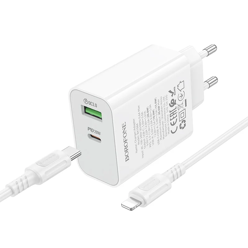 BOROFONE ԼԻՑՔ+ԼԱՐ BA106A TYPE-C TO IOS ՍՊԻՏԱԿ 2