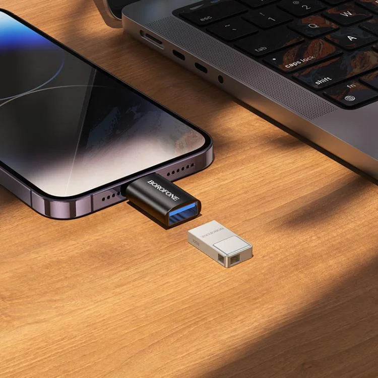 BOROFONE OTG BV26 IOS TO USB USB 2.0 Սև 3