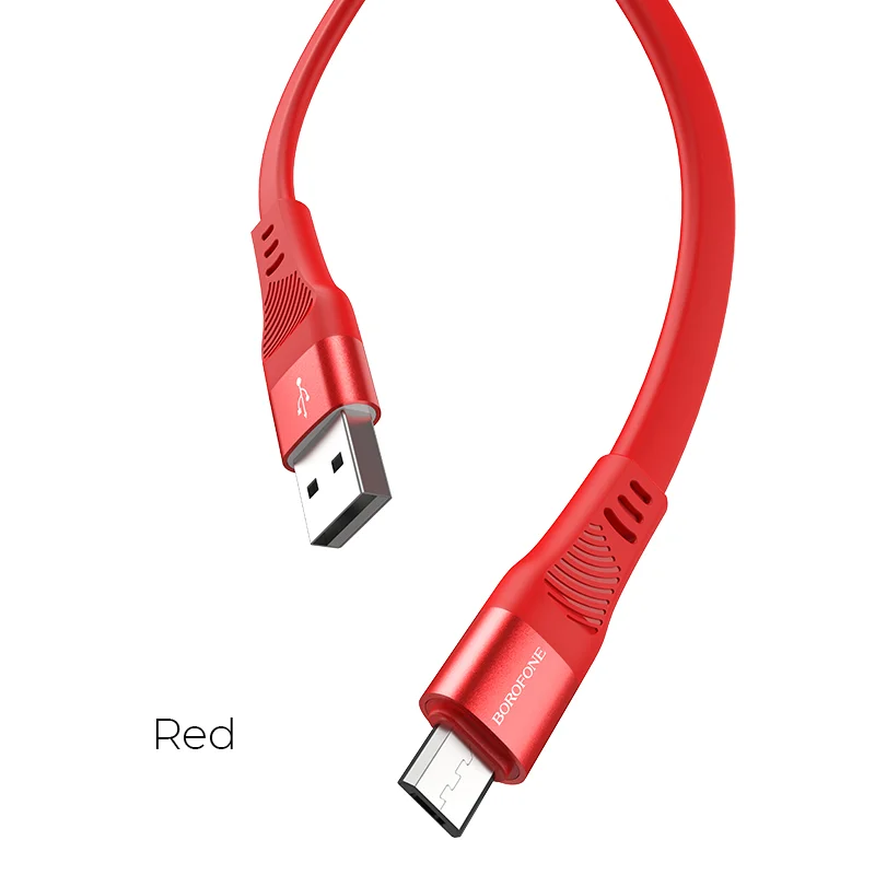 Լիցքավորման Լար  Micro-USB | BOROFONE BU18-կարմիր 2