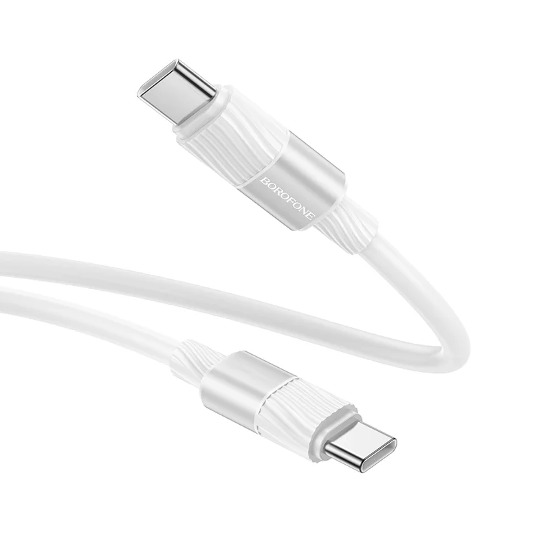 BOROFONE USB BX106 TYPE-C TO TYPE-C 60W Սպիտակ 2