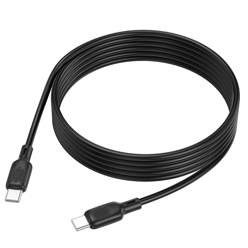 BOROFONE USB BX113 TYPE-C TO TYPE-C Սև 3M 60W 3