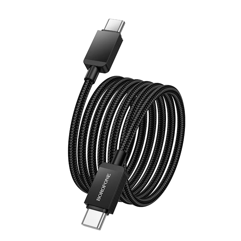 BOROFONE USB BX120 TYPE-C TO TYPE-C Սև 3