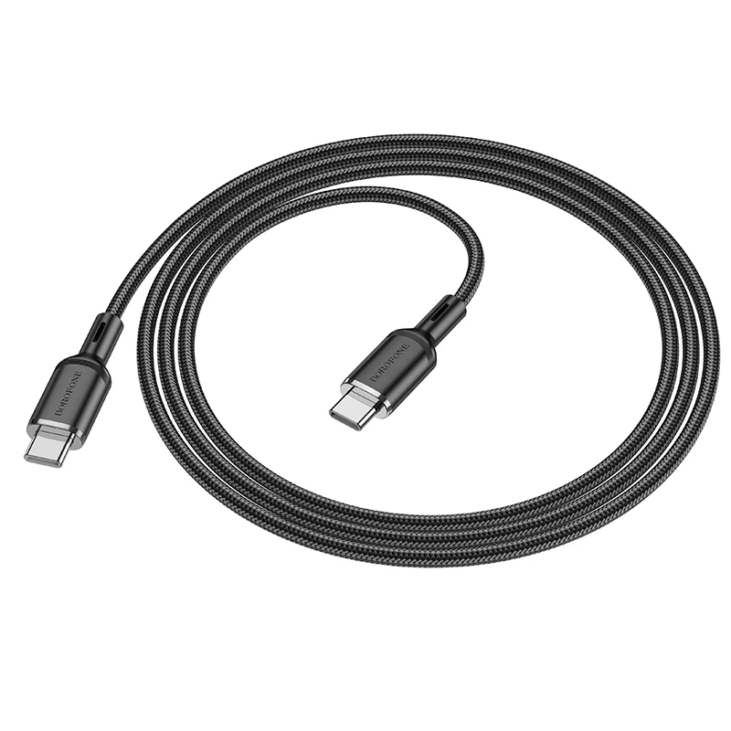 BOROFONE USB BX90 TYPE-C TO TYPE-C Սև 3