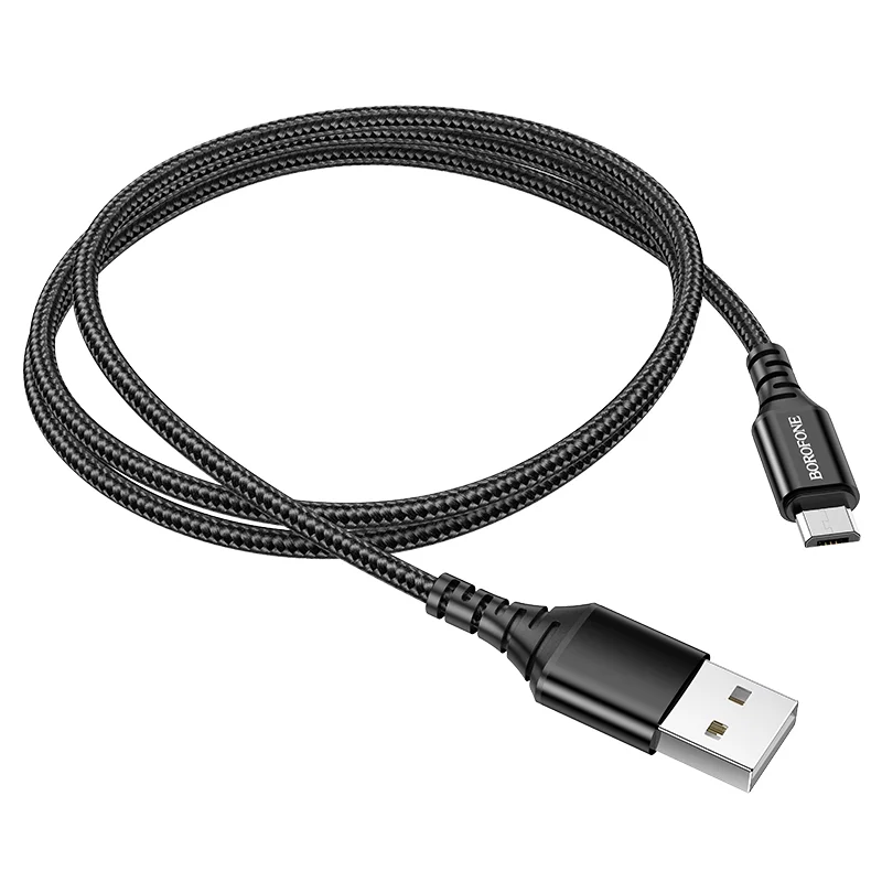 Լիցքավորման Լար Micro-USB BOROFONE BX54-Սև 3