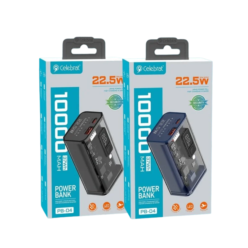 CELEBRAT POWERBANK PB-04 10000mah ԿԱՊՈՒՅՏ
