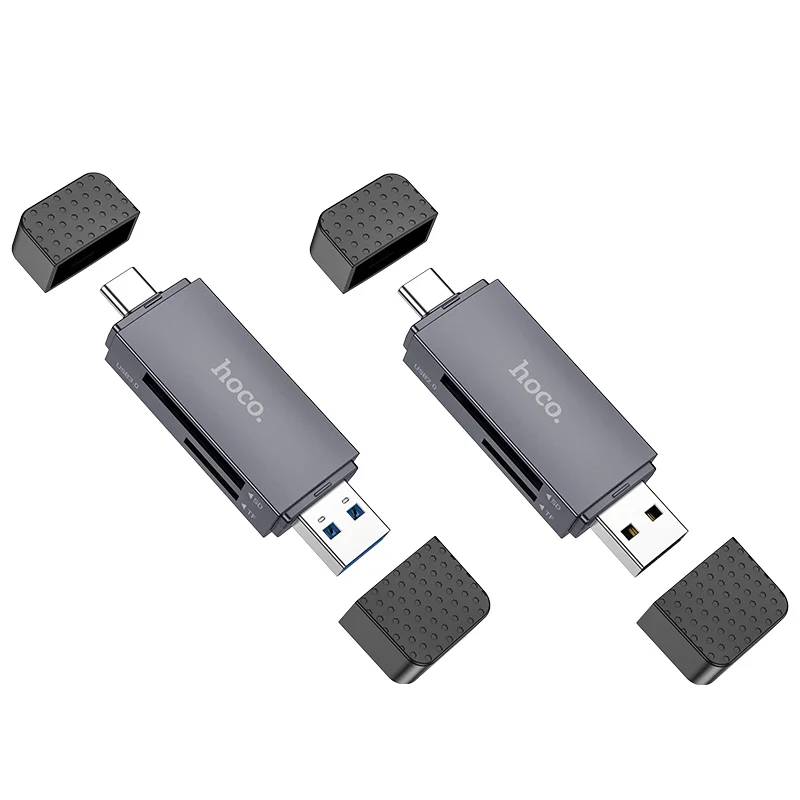 HOCO Ադապտեր HB45 2in1 USB/TYPE-C 2.0 ՄՈԽՐԱԳՈՒՅՆ 2
