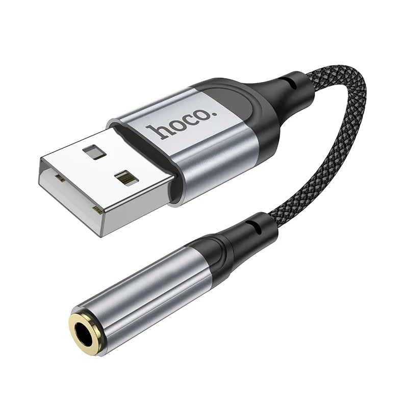 HOCO Ադապտեր LS36 USB to AUX Սև 2