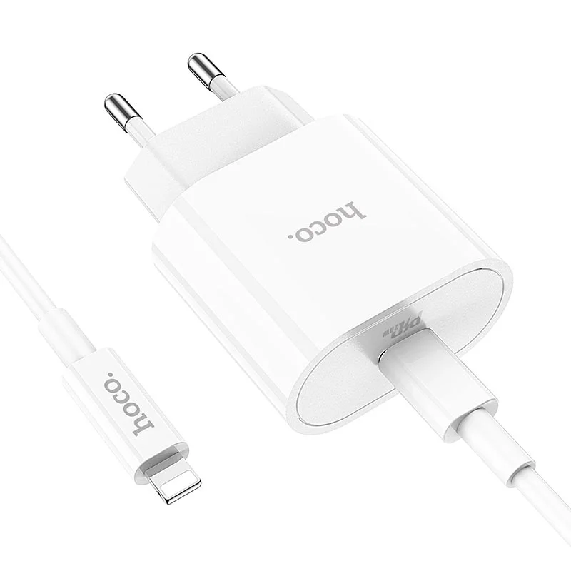 HOCO ԼԻՑՔ+ԼԱՐ C94A TYPE-C TO IOS Սպիտակ 2