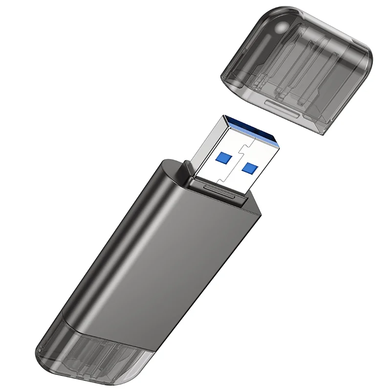 HOCO Ադապտեր HB39 USB/Type-C 3.0 Մոխրագույն 3