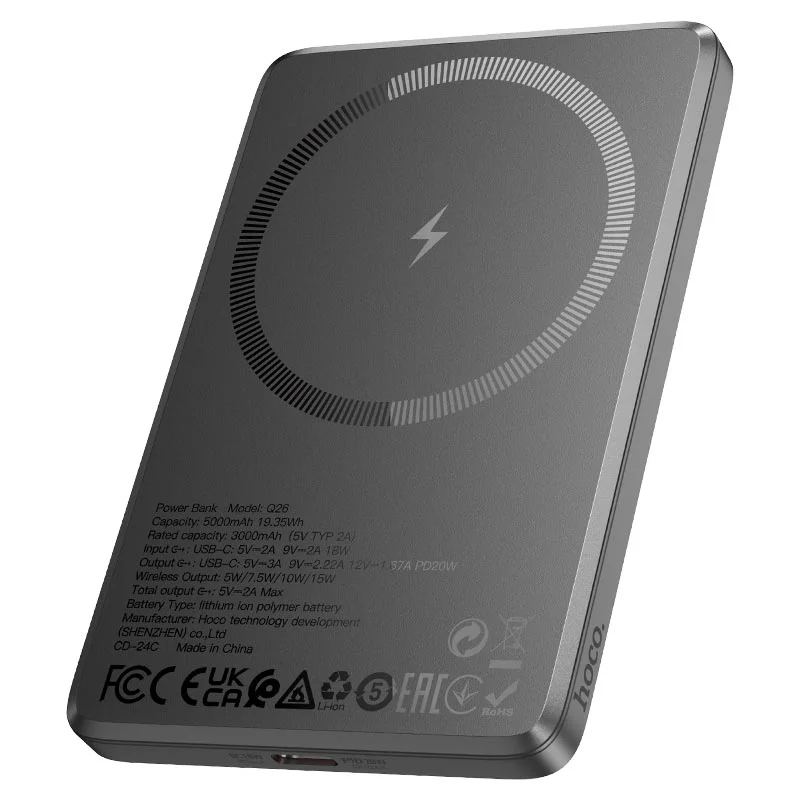 HOCO POWERBANK Q26 MAGNETIC 5000mAh ՄՈԽ․ 2