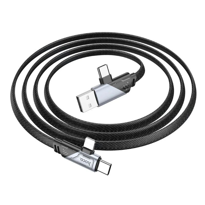 HOCO USB U119 USB/Type-C to iP/Type-C Սև 3