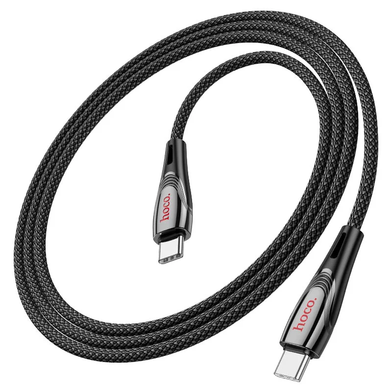 HOCO USB U133 TYPE-C TO TYPE-C Սև 60W 3