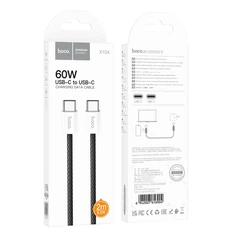 HOCO USB X104 TYPE-C TO TYPE-C 60W Սև