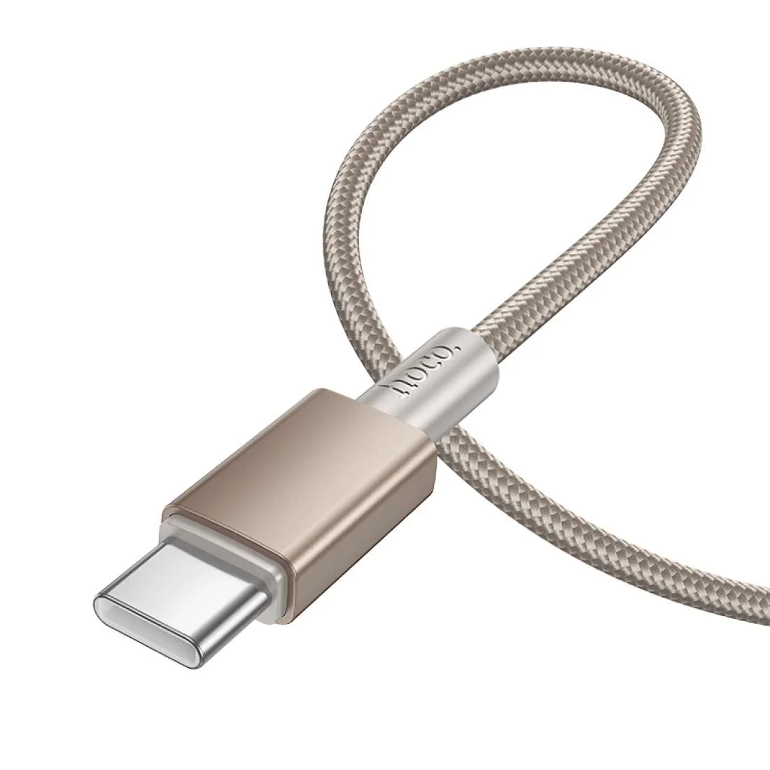 HOCO USB X119 TYPE-C TO TYPE-C Ոսկեգույն 60W 3