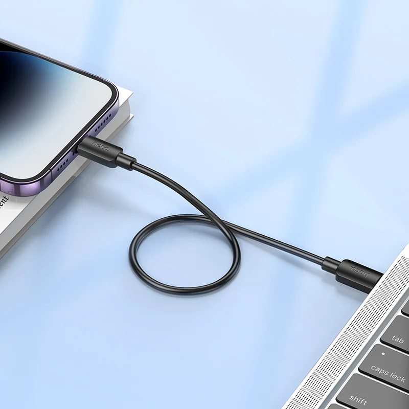 HOCO USB X96 TYPE-C TO IOS Սև 0.25M 3