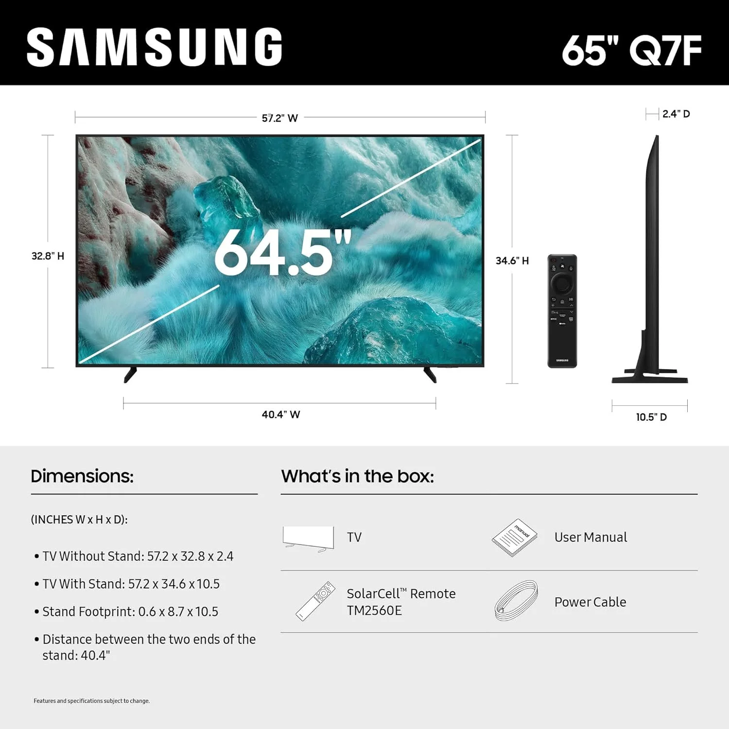 Samsung QA65Q7F4  Հեռուստացույց 2
