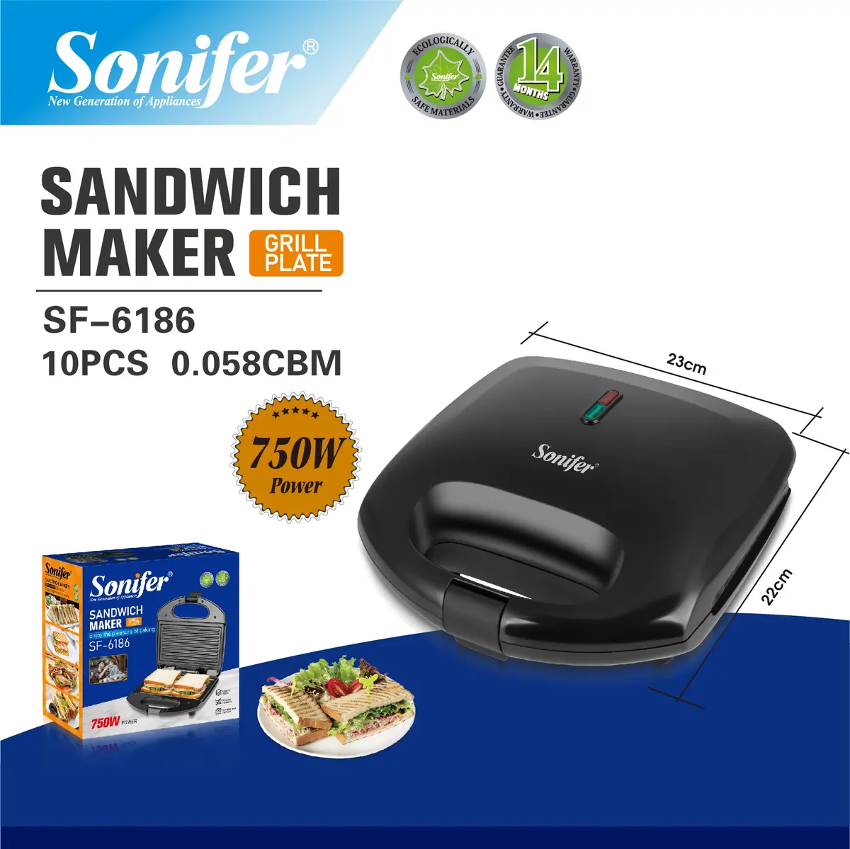SONIFER SF-6186 ՍԵՆԴՎԻՉԻ ՍԱՐՔ 3