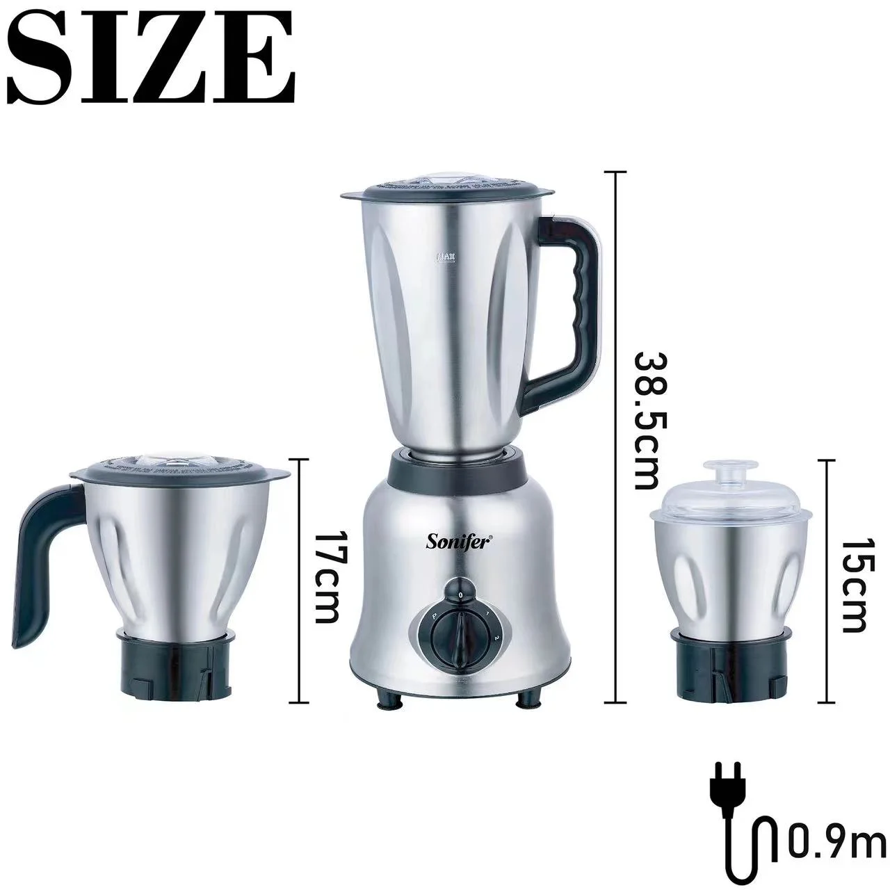 SONIFER SF-8062 Բլենդեր, 3-ը 1-ում 3