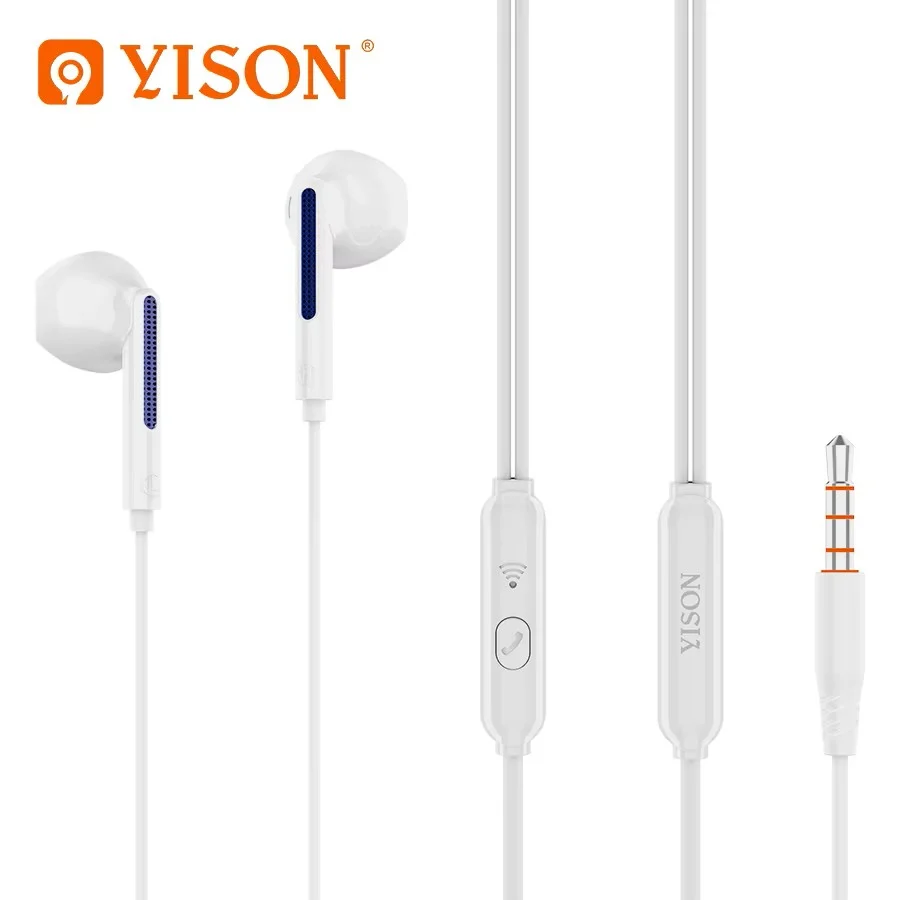 YISON X4 Ականջակալ Փոքր Լարով Սպիտակ 2