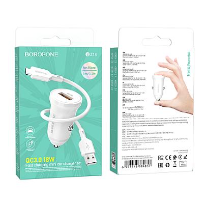 BOROFONE ՄԵՔԵՆԱՅԻ ԼԻՑՔ. BZ18 MICRO Սպիտակ